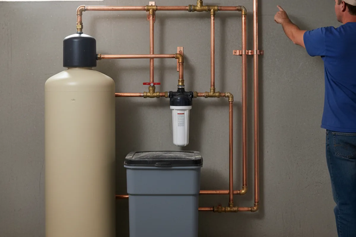 Whole-house water treatment system installed in Charlton